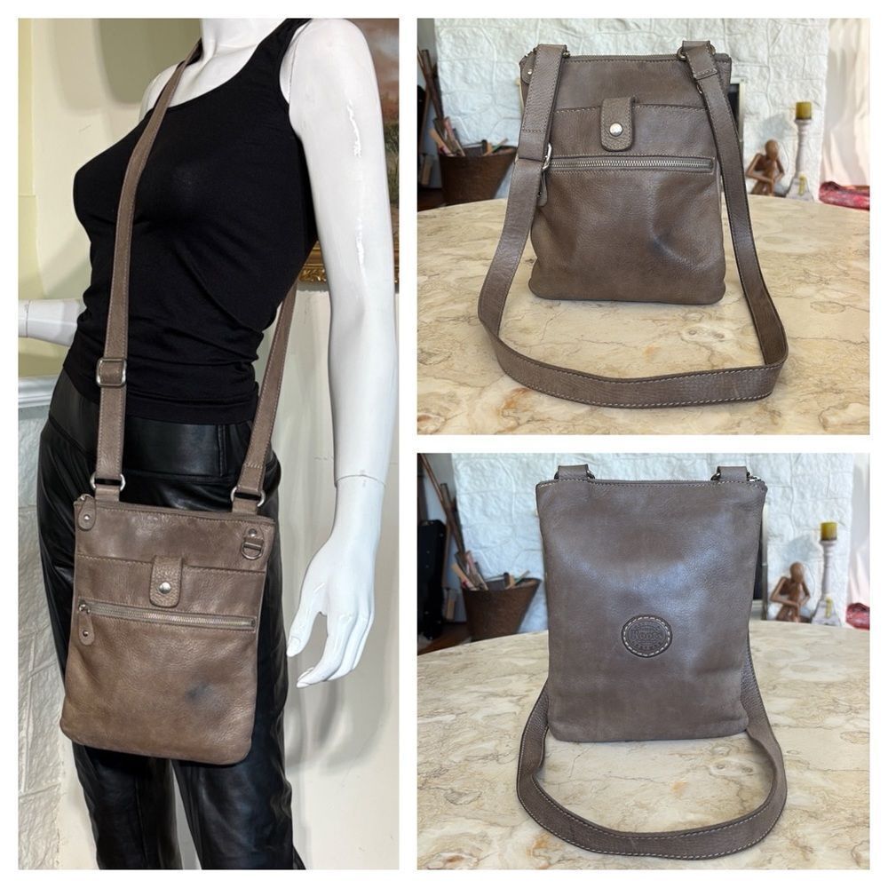 Roots Leather Village Crossbody Bag